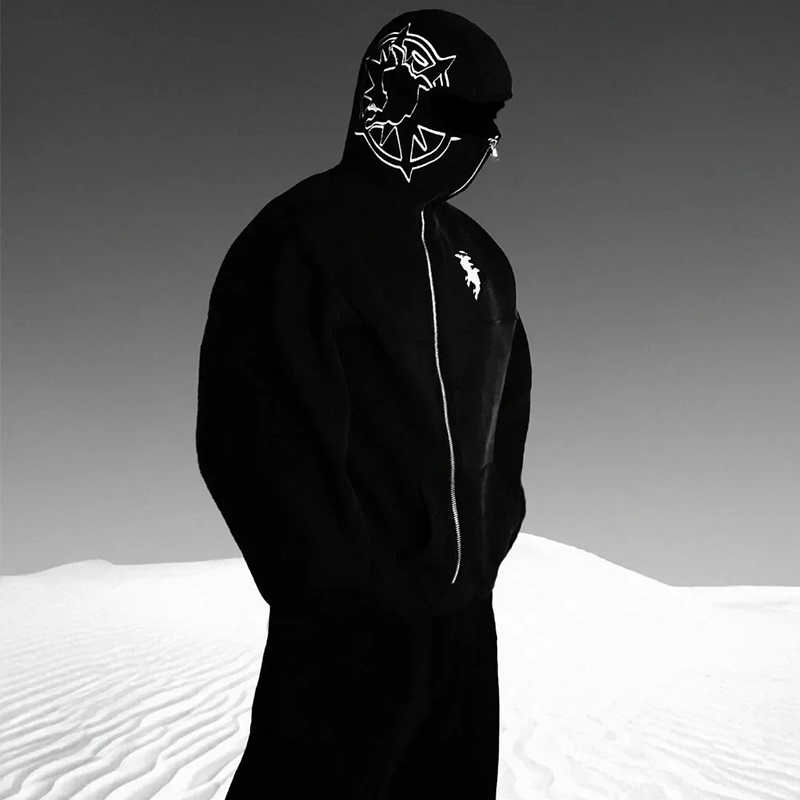 Winter Clothing Website - ผู้ชายและผู้หญิง Y2K Street Hip-Hop แฟชั่น Zip