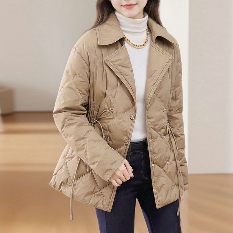 Winter Clothing Colors 2026 - เสื้อแจ็คเก็ตผ้าฝ้ายสำหรับผู้หญิง รุ่นปี 2026 คุณภาพสูง อุ่นสบายสำหรับฤดูหนาว สีพื้น