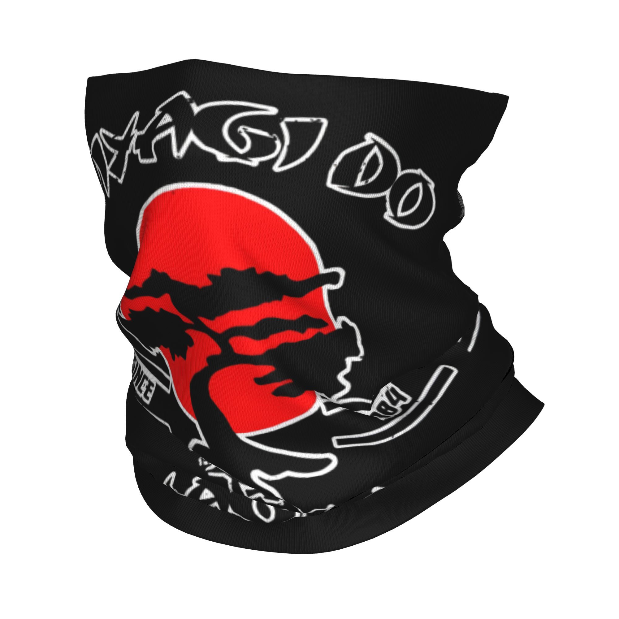 Neck Gaiter Fleece - ผ้าพันคอแบบคลุมหน้าลายการ์ตูนญี่ปุ่นย้อนยุค K-Karates สำหรับผู้ชายและผู้หญิง ป้องกันลม ใช้ในฤดูหนาว เหมาะสำหรับเล่นสกี