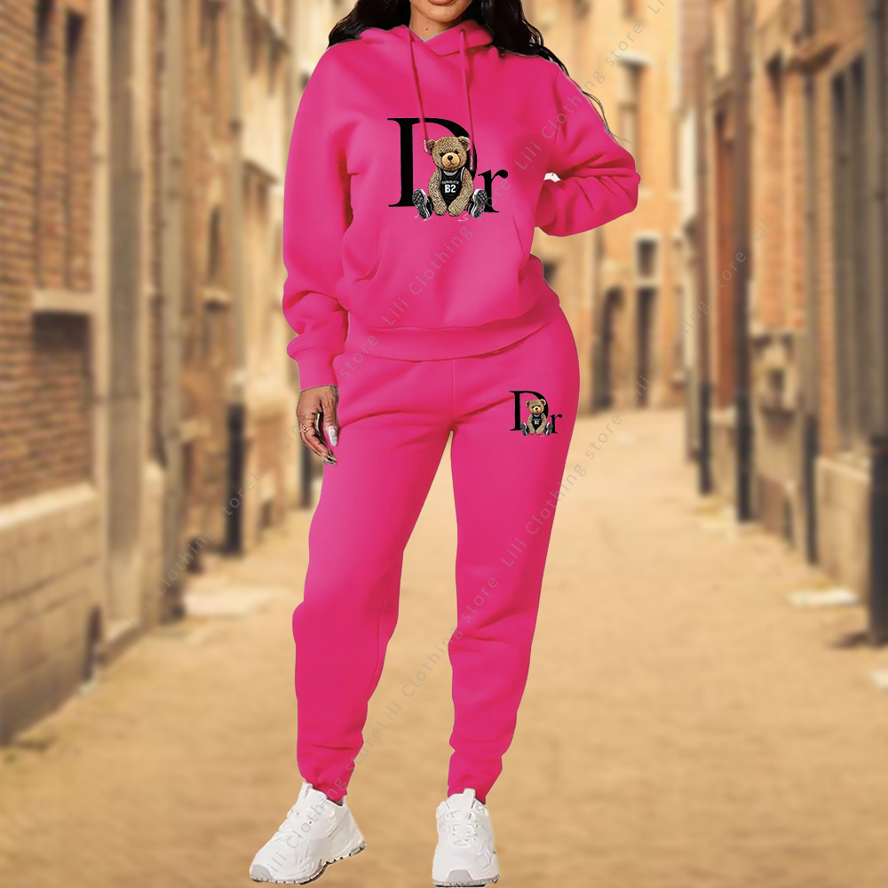 Winter Clothing Kit - ผู้หญิง TrackSuit ความงาม Designer เสื้อผ้าคุณภาพสูง Hoodies