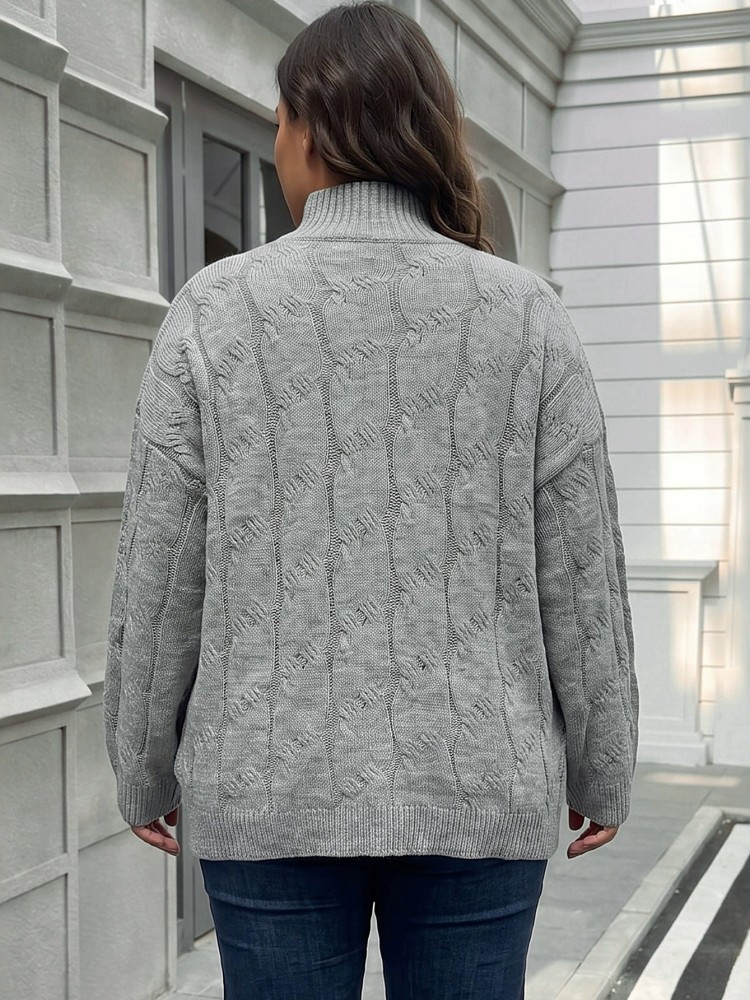 เสื้อสเวตเตอร์ถักแขนยาวลำลองสำ - Winter Clothing Plus Size บทวิจารณ์และราคา