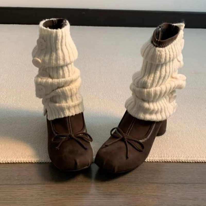 รองเท้าบูทส้นสูงแบบผูกโบว์สำหร - Winter Clothing Clearance Sale บทวิจารณ์และราคา