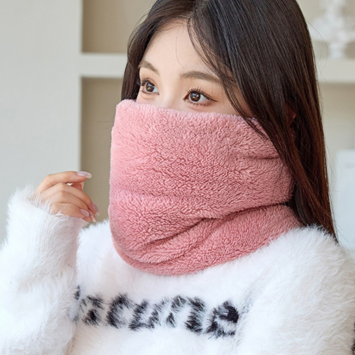 ผ้าพันคอขนแกะสีพื้นแบบใหม่ บุข - Neck Gaiter Fleece บทวิจารณ์และราคา