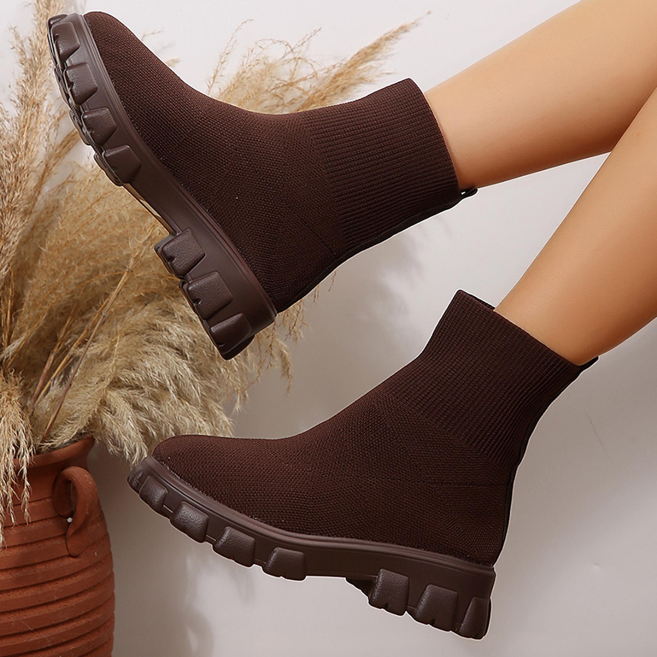 รองเท้าบูทข้อสั้นสำหรับผู้หญิง - Winter Clothing Clearance Sale บทวิจารณ์และราคา