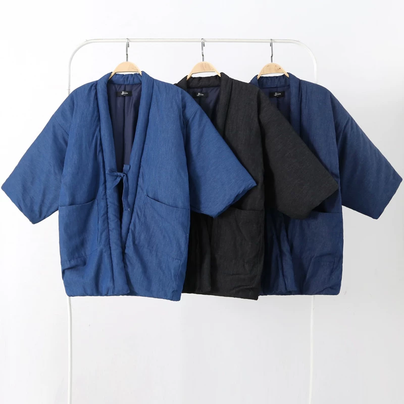 เสื้อแจ็คเก็ตฮันเทนใหม่สำหรับผ - Traditional Winter Japanese Clothing บทวิจารณ์และราคา