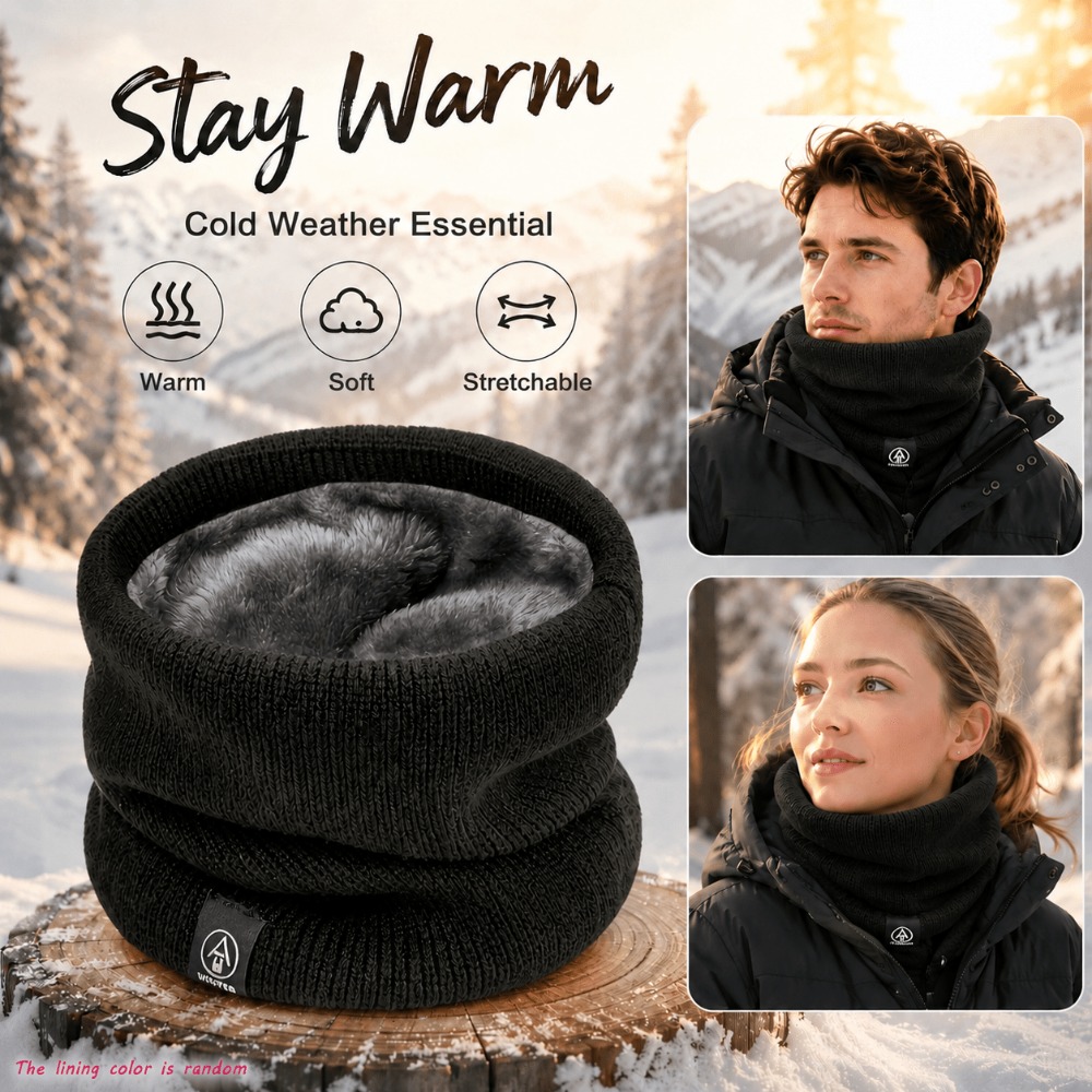 ผ้าพันคอไหมพรมกันหนาวสำหรับผู้ - Neck Gaiter Fleece บทวิจารณ์และราคา