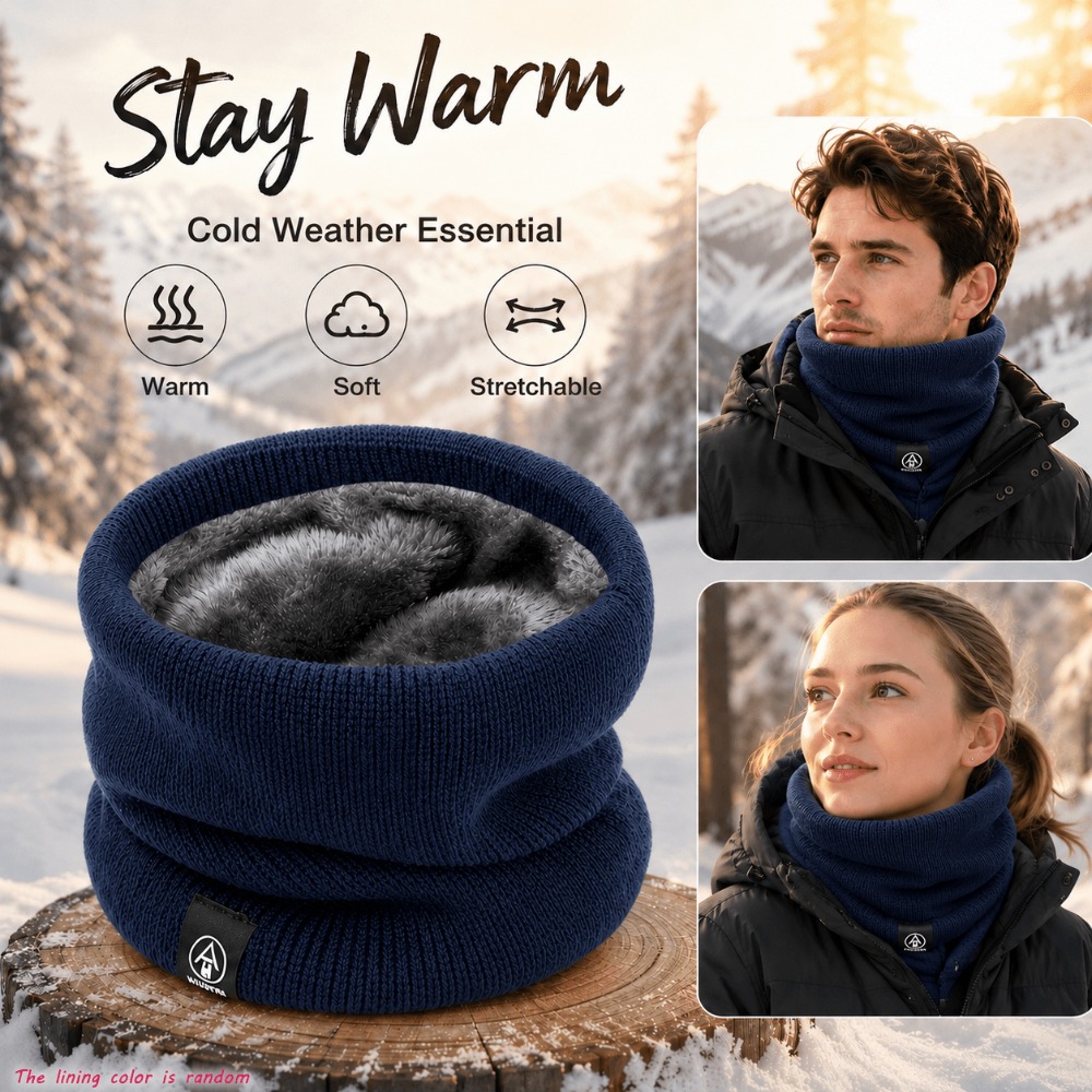 ผ้าพันคอไหมพรมกันหนาวสำหรับผู้ - Neck Gaiter Fleece บทวิจารณ์และราคา