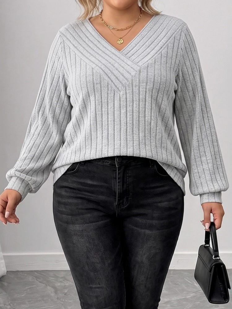เสื้อสเวตเตอร์ถักแขนยาวลำลองสำ - Winter Clothing Plus Size บทวิจารณ์และราคา