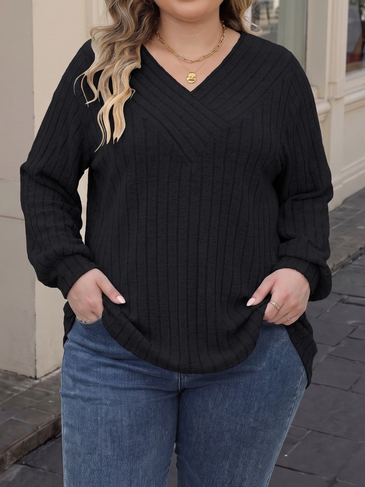 เสื้อสเวตเตอร์ถักแขนยาวลำลองสำ - Winter Clothing Plus Size บทวิจารณ์และราคา