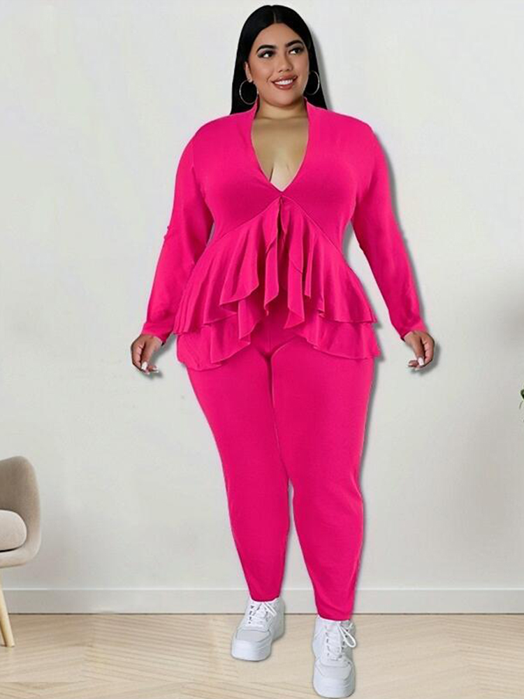 Plus ขนาดเสื้อผ้าผู้หญิง Chic  - Winter Clothing Plus Size บทวิจารณ์และราคา