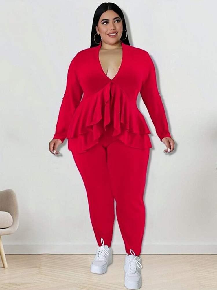 Plus ขนาดเสื้อผ้าผู้หญิง Chic  - Winter Clothing Plus Size บทวิจารณ์และราคา