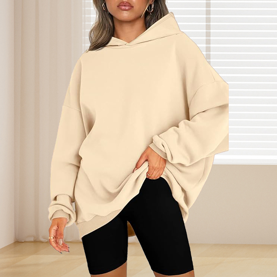เสื้อฮู้ดสีทึบขั้นพื้นฐานขนาดพ - Winter Clothing Plus Size บทวิจารณ์และราคา