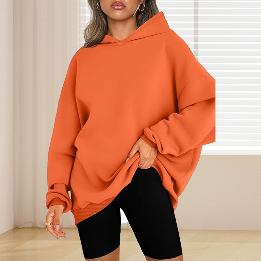 เสื้อฮู้ดสีทึบขั้นพื้นฐานขนาดพ - Winter Clothing Plus Size บทวิจารณ์และราคา
