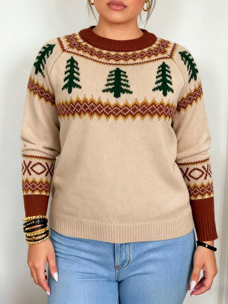 เสื้อสเวตเตอร์ถักแขนยาวลำลองสำ - Winter Clothing Plus Size บทวิจารณ์และราคา