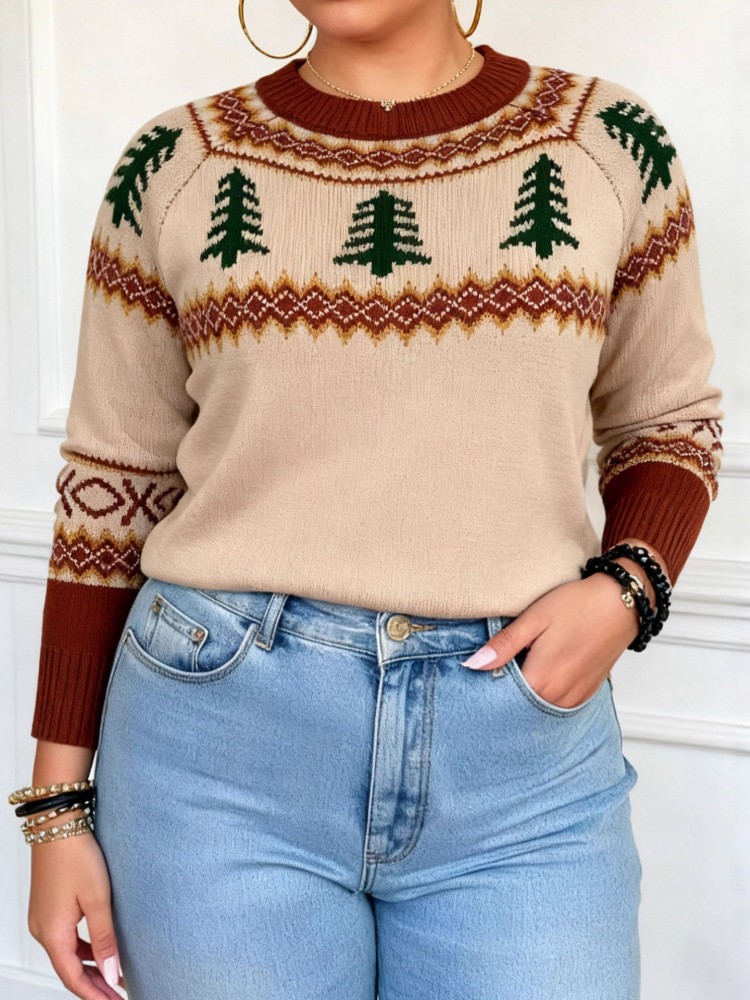เสื้อสเวตเตอร์ถักแขนยาวลำลองสำ - Winter Clothing Plus Size บทวิจารณ์และราคา