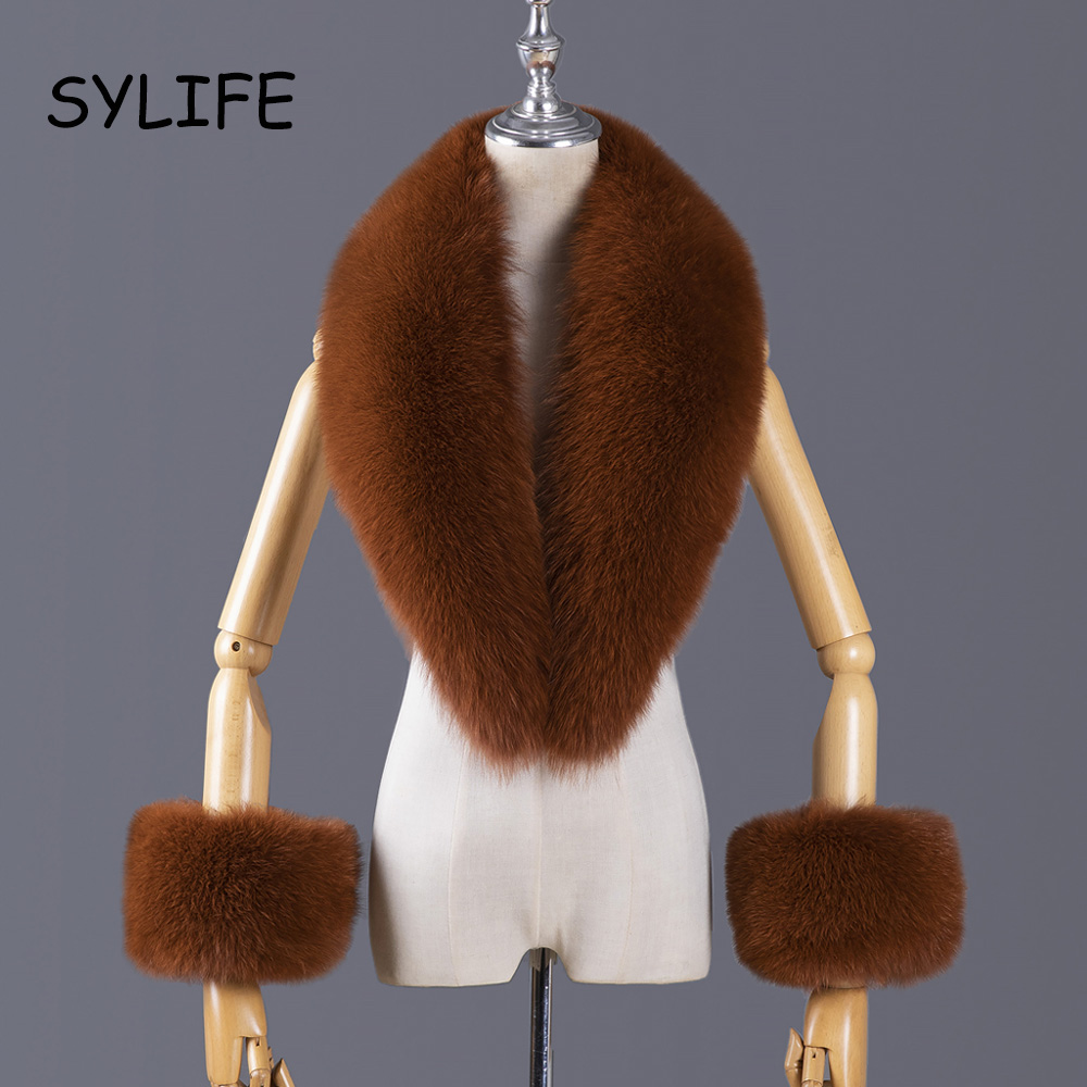 ปกเสื้อและผ้าพันคอขนสุนัขจิ้งจ - Winter Clothing Clearance Sale บทวิจารณ์และราคา