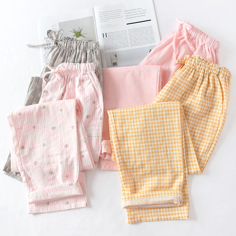 กางเกงนอนผ้าฝ้ายสองชั้นผ้ากอซค - Winter Clothing Layers บทวิจารณ์และราคา