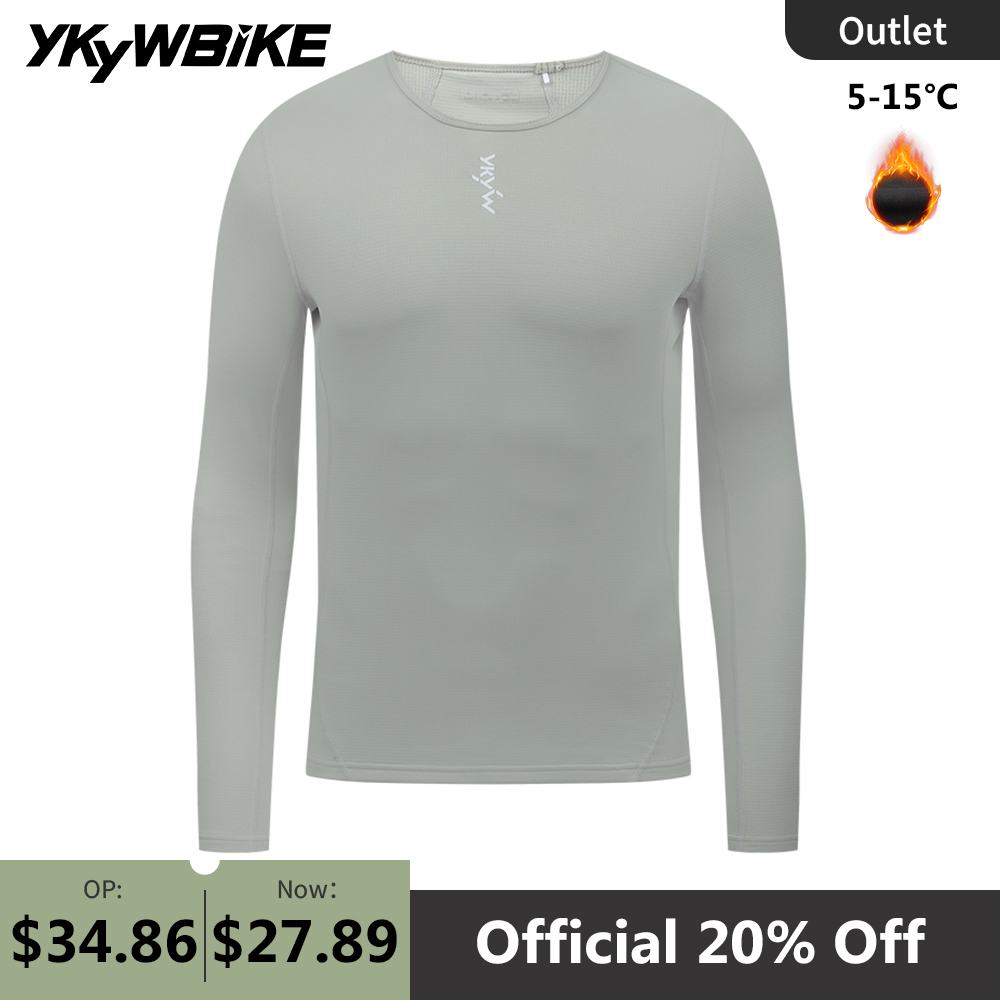 เสื้อปั่นจักรยานชาย YKYWBIKE ส - Winter Clothing Layers บทวิจารณ์และราคา