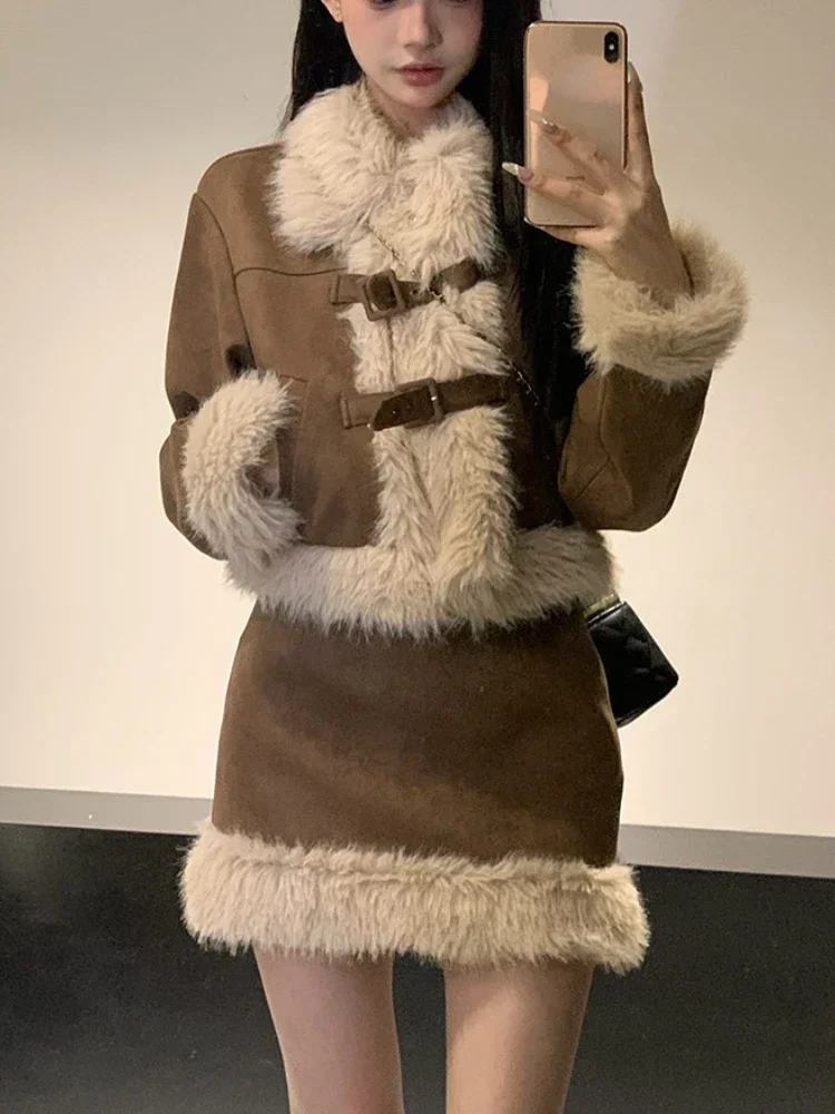 ชุดเซ็ตกระโปรง 2 ชิ้น ขนเฟอร์เ - Winter Clothing Kit บทวิจารณ์และราคา