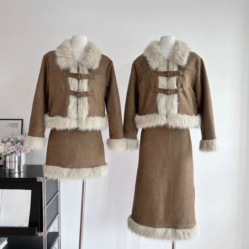 ชุดเซ็ตกระโปรง 2 ชิ้น ขนเฟอร์เ - Winter Clothing Kit บทวิจารณ์และราคา